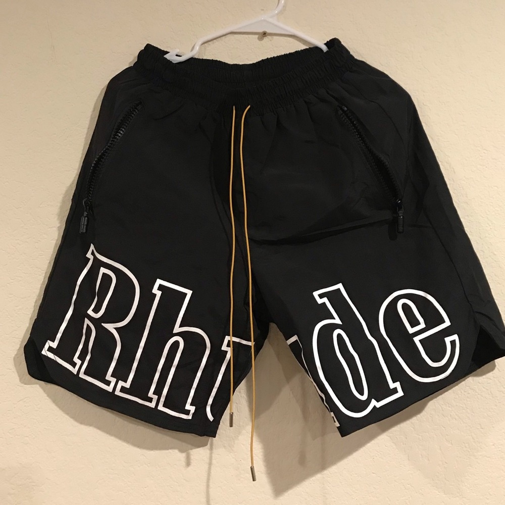 Rhude swimming shorts big logo